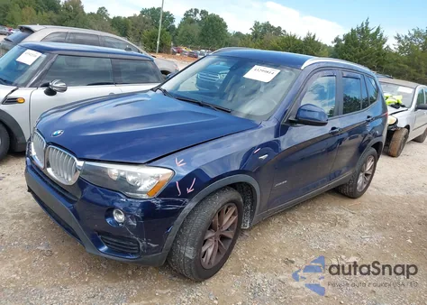 2016 BMW X3 xDrive28I из США, поврежденный, VIN 5UXWX9C51G0D74615